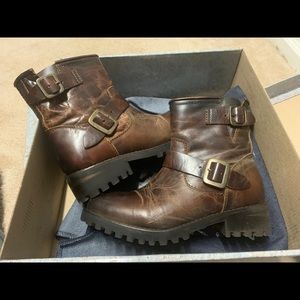 Freebird Cognac Biker boots